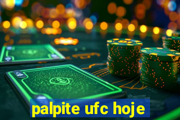 palpite ufc hoje